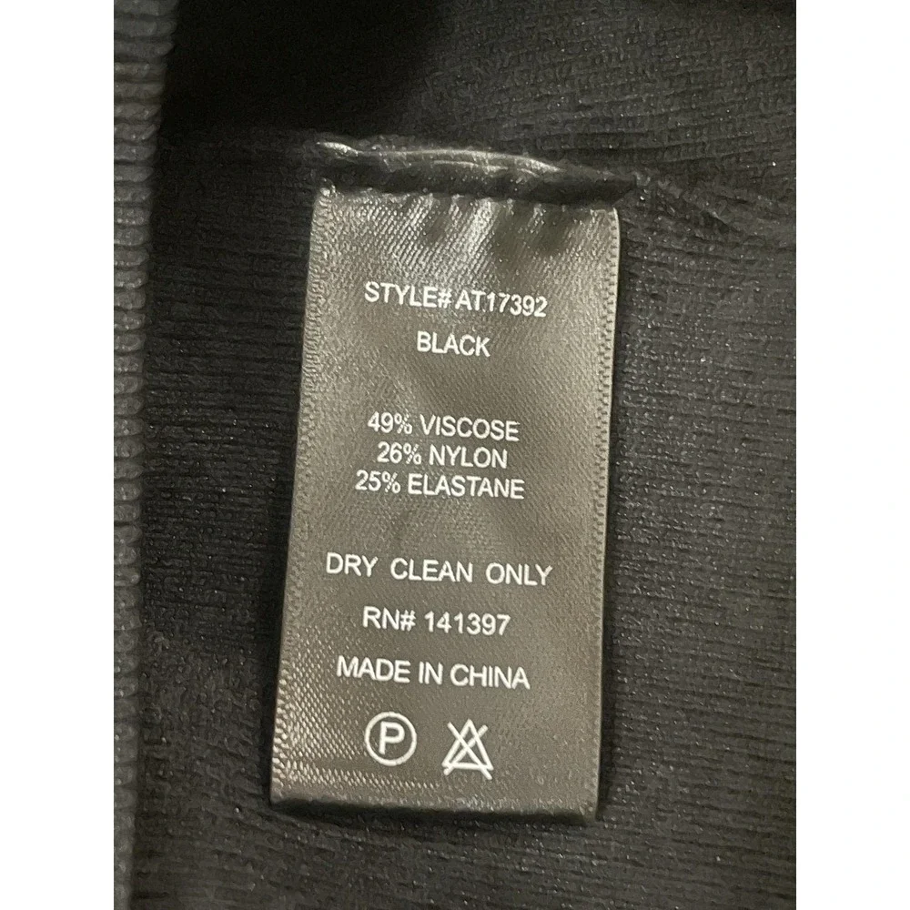 ASTR The Label Sweater Womens Medium Black Cutout Turtleneck Long Sleeve AT17392 - Picture 4 of 16